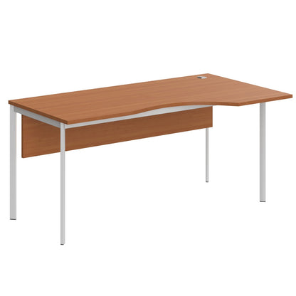 L SHAPE DESK MADE IN 25MM MFC TOP, E1 LAMINATE CHIPBOARD 40X20MM METAL FRAMES by Treejar | Souqify