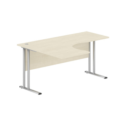 L SHAPE DESK MADE IN 25MM MFC TOP, E1 LAMINATE CHIPBOARD 40X20MM METAL FRAMES by Treejar | Souqify