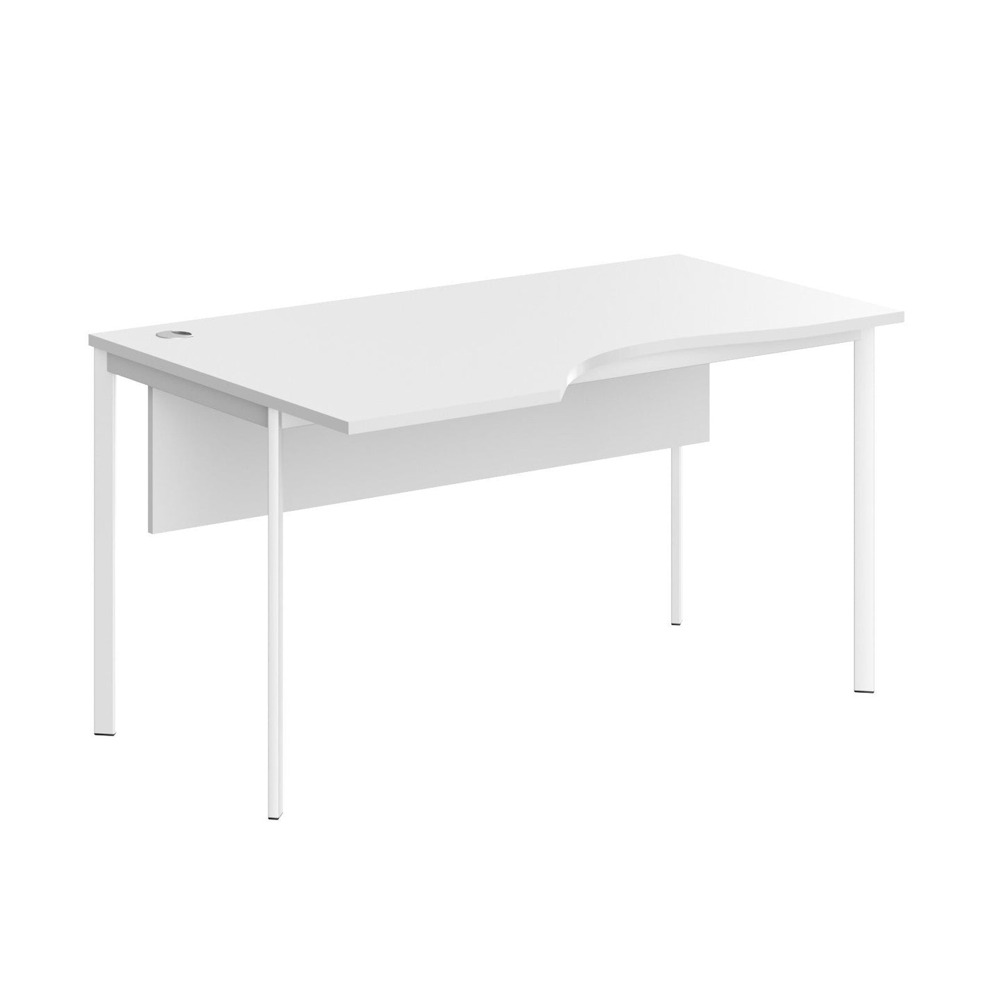L SHAPE DESK MADE IN 25MM MFC TOP, E1 LAMINATE CHIPBOARD 40X20MM METAL FRAMES by Treejar | Souqify