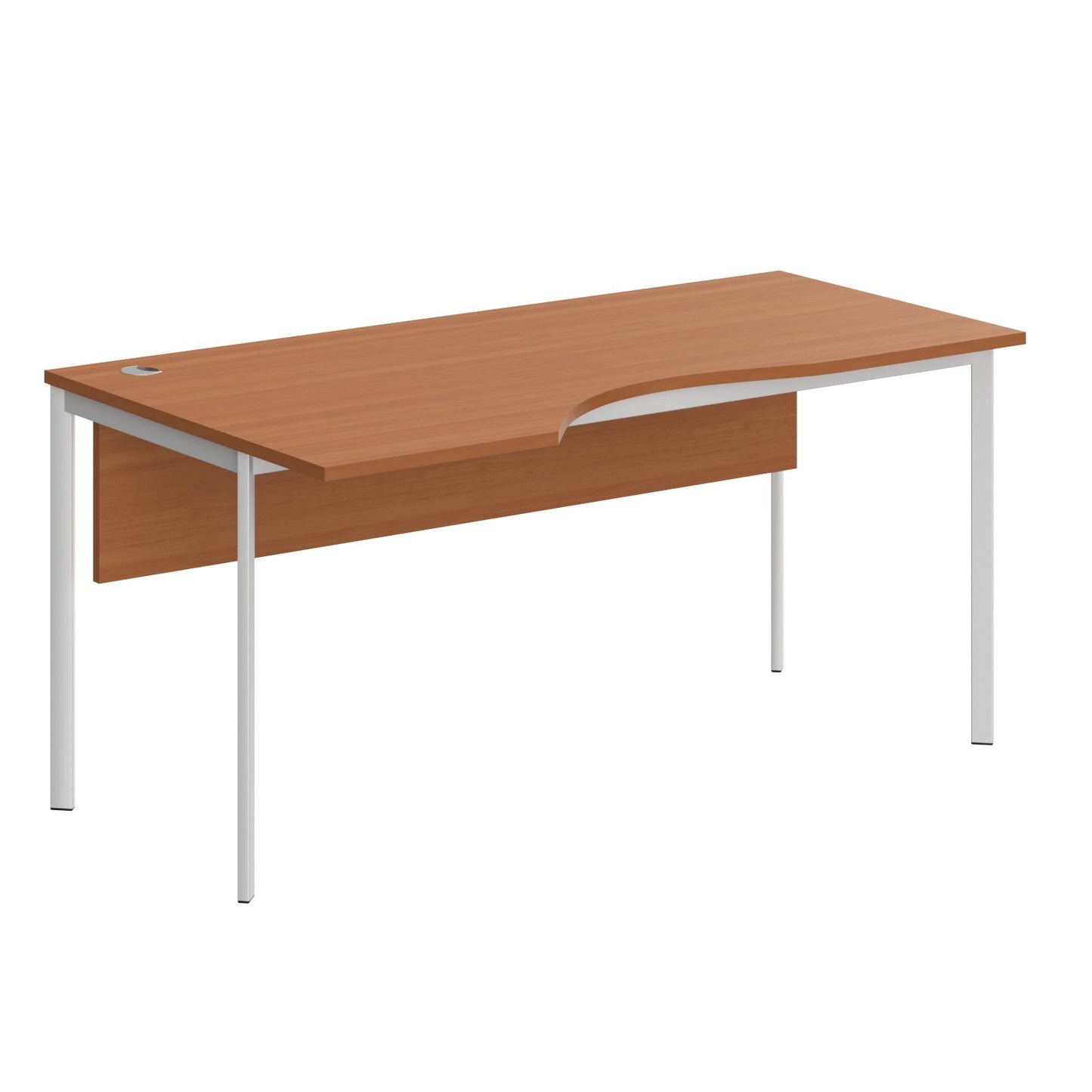 L SHAPE DESK MADE IN 25MM MFC TOP, E1 LAMINATE CHIPBOARD 40X20MM METAL FRAMES by Treejar | Souqify