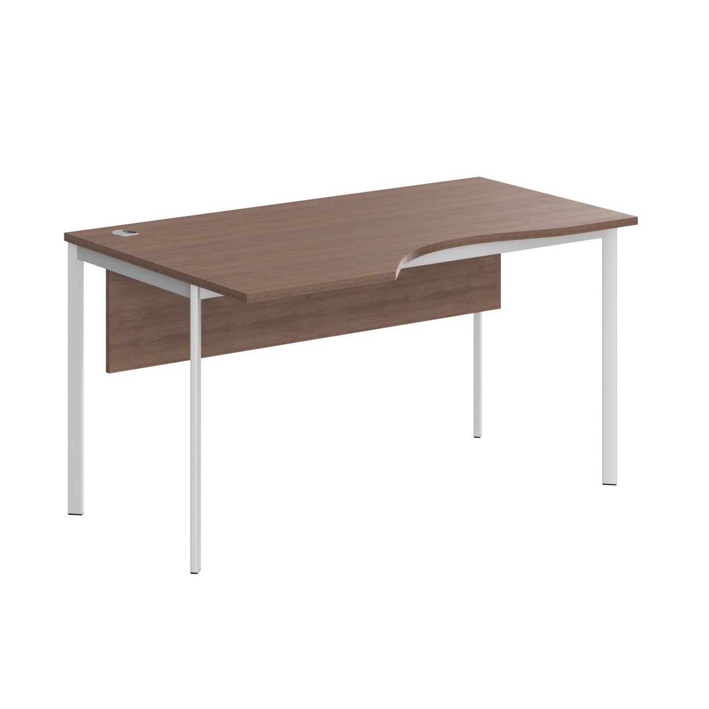 L SHAPE DESK MADE IN 25MM MFC TOP, E1 LAMINATE CHIPBOARD 40X20MM METAL FRAMES by Treejar | Souqify