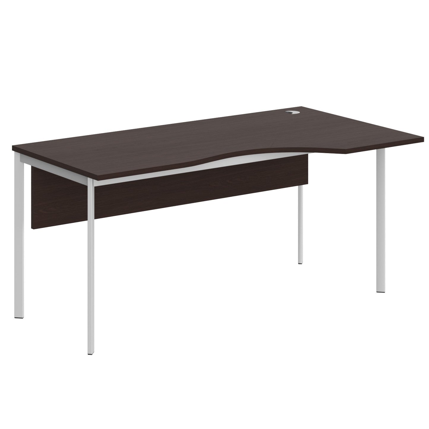 L SHAPE DESK MADE IN 25MM MFC TOP, E1 LAMINATE CHIPBOARD 40X20MM METAL FRAMES by Treejar | Souqify