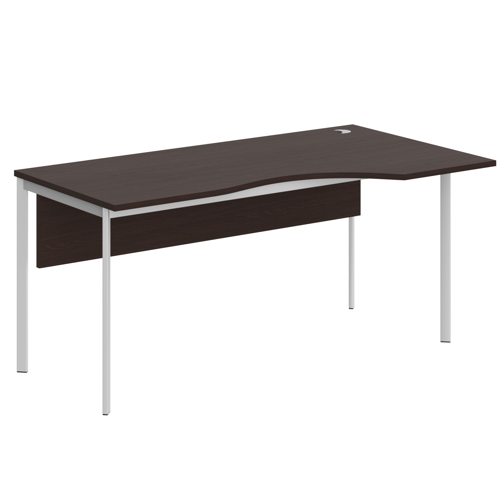 L SHAPE DESK MADE IN 25MM MFC TOP, E1 LAMINATE CHIPBOARD 40X20MM METAL FRAMES by Treejar | Souqify