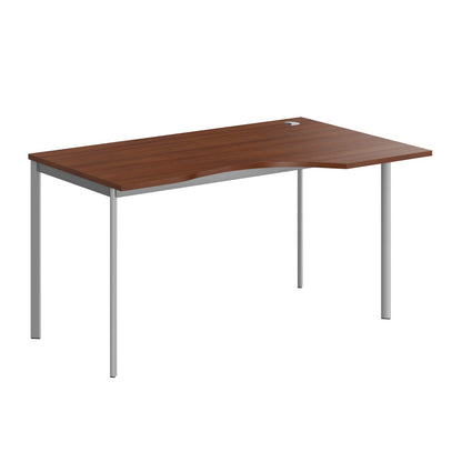 L SHAPE DESK MADE IN 25MM MFC TOP, E1 LAMINATE CHIPBOARD 40X20MM METAL FRAMES by Treejar | Souqify