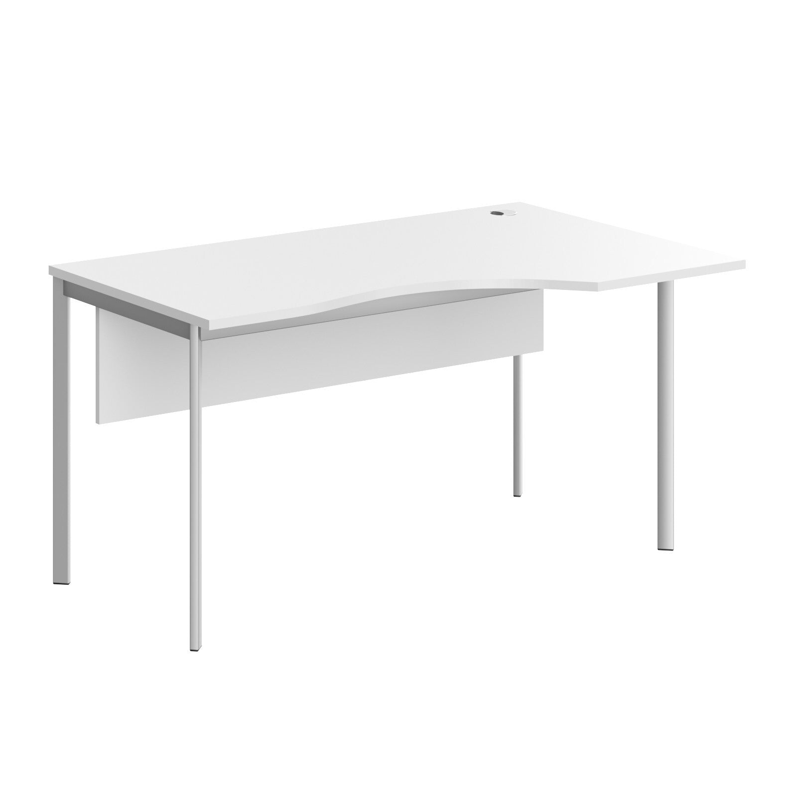 L SHAPE DESK MADE IN 25MM MFC TOP, E1 LAMINATE CHIPBOARD 40X20MM METAL FRAMES by Treejar | Souqify