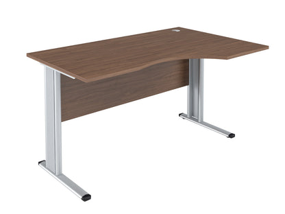L SHAPE DESK MADE IN 25MM MFC TOP, E1 LAMINATE CHIPBOARD 40X20MM METAL FRAMES by Treejar | Souqify
