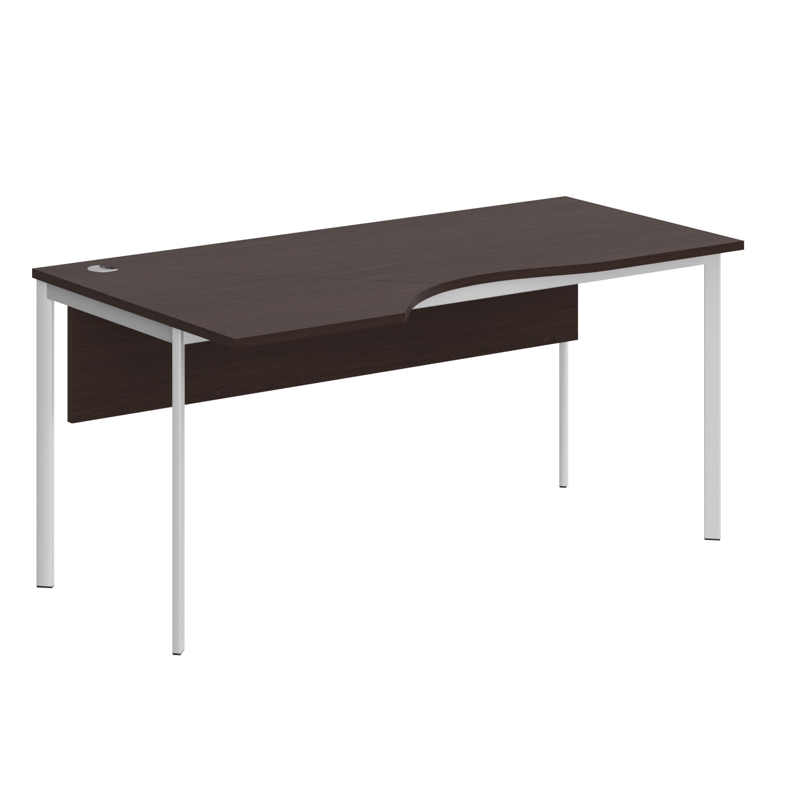 L SHAPE DESK MADE IN 25MM MFC TOP, E1 LAMINATE CHIPBOARD 40X20MM METAL FRAMES by Treejar | Souqify