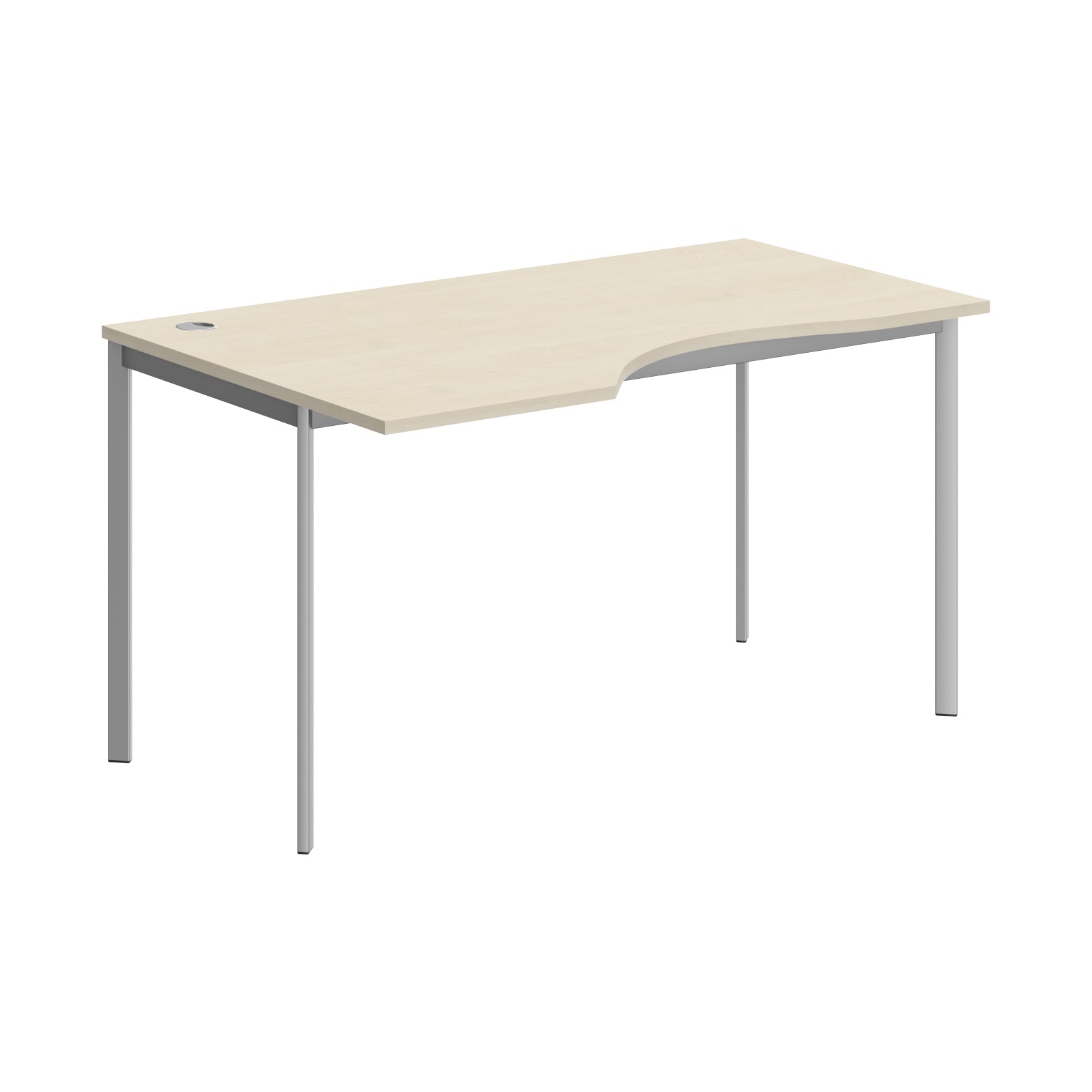 L SHAPE DESK MADE IN 25MM MFC TOP, E1 LAMINATE CHIPBOARD 40X20MM METAL FRAMES by Treejar | Souqify