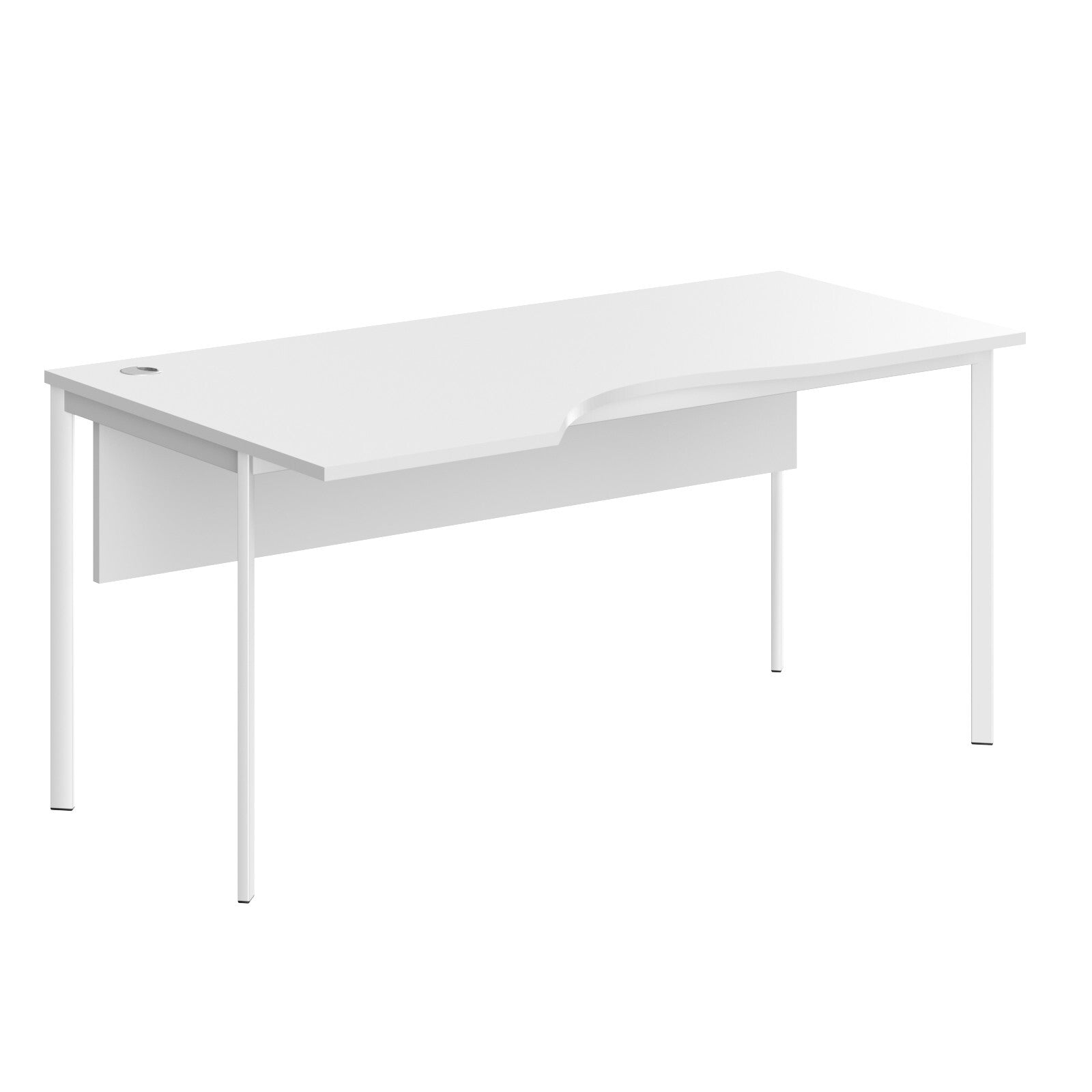 L SHAPE DESK MADE IN 25MM MFC TOP, E1 LAMINATE CHIPBOARD 40X20MM METAL FRAMES by Treejar | Souqify