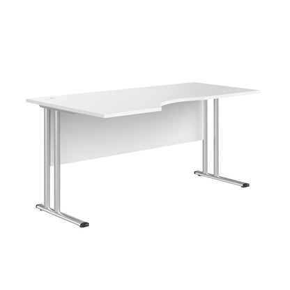 L SHAPE DESK MADE IN 25MM MFC TOP, E1 LAMINATE CHIPBOARD 40X20MM METAL FRAMES by Treejar | Souqify