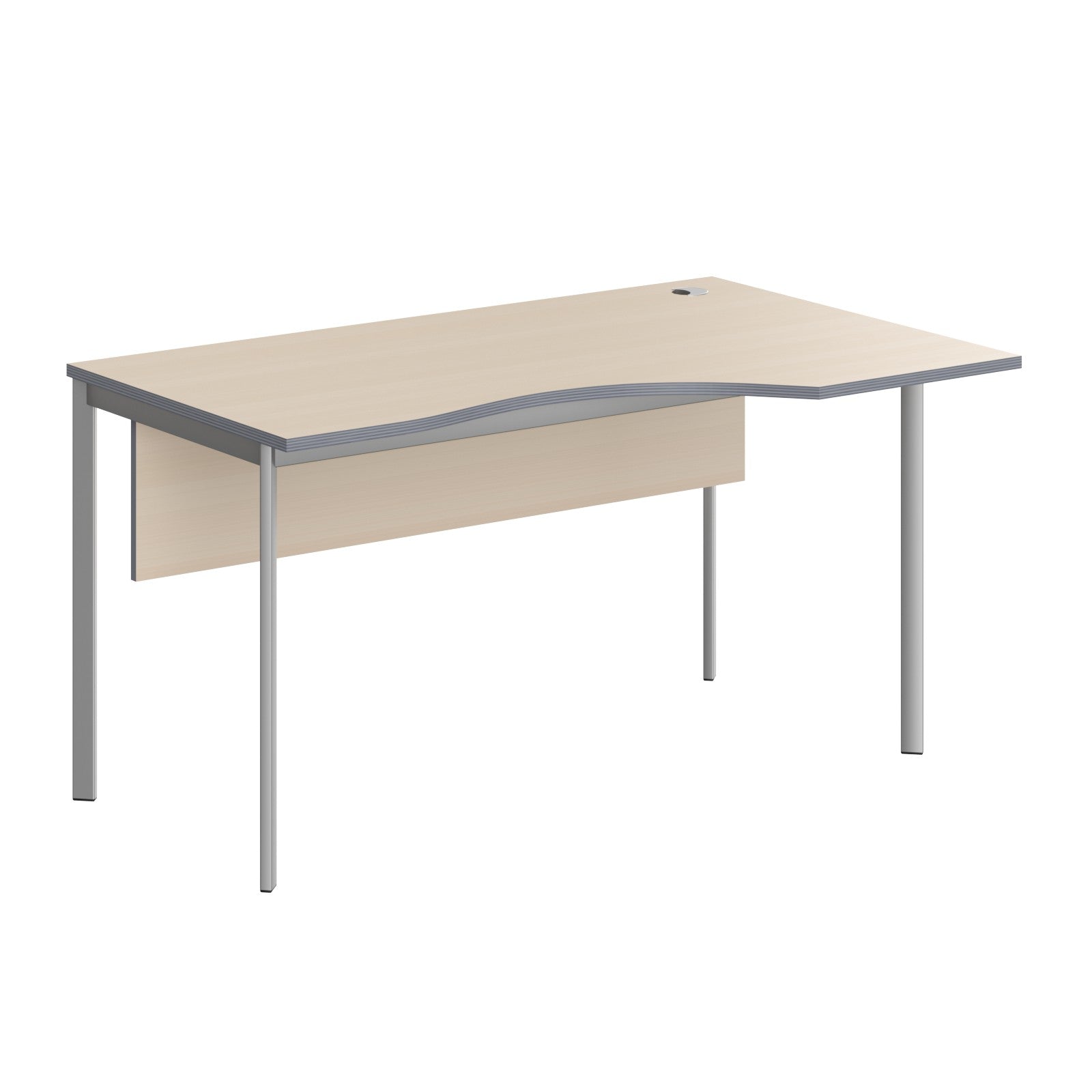 L SHAPE DESK MADE IN 25MM MFC TOP, E1 LAMINATE CHIPBOARD 40X20MM METAL FRAMES by Treejar | Souqify