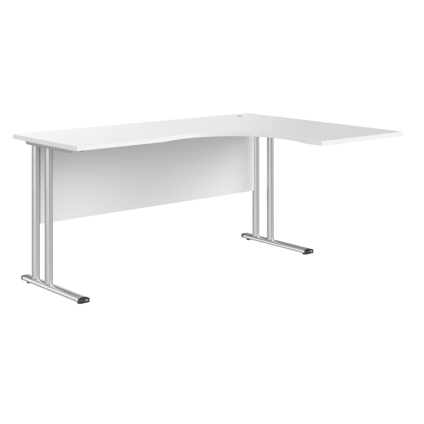L SHAPE DESK MADE IN 25MM MFC TOP, E1 LAMINATE CHIPBOARD 40X20MM METAL FRAMES by Treejar | Souqify