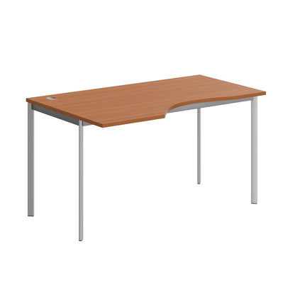 L SHAPE DESK MADE IN 25MM MFC TOP, E1 LAMINATE CHIPBOARD 40X20MM METAL FRAMES by Treejar | Souqify
