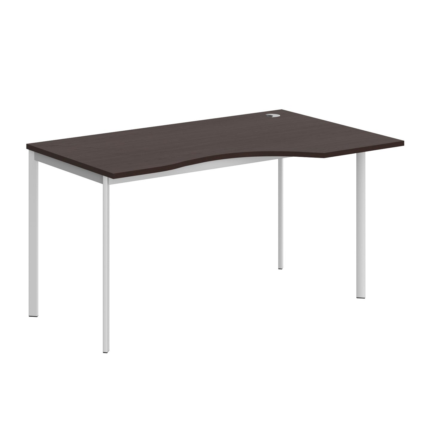 L SHAPE DESK MADE IN 25MM MFC TOP, E1 LAMINATE CHIPBOARD 40X20MM METAL FRAMES by Treejar | Souqify