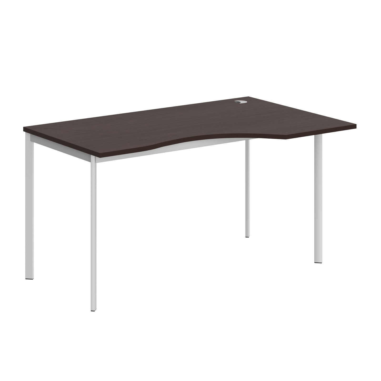 L SHAPE DESK MADE IN 25MM MFC TOP, E1 LAMINATE CHIPBOARD 40X20MM METAL FRAMES by Treejar | Souqify