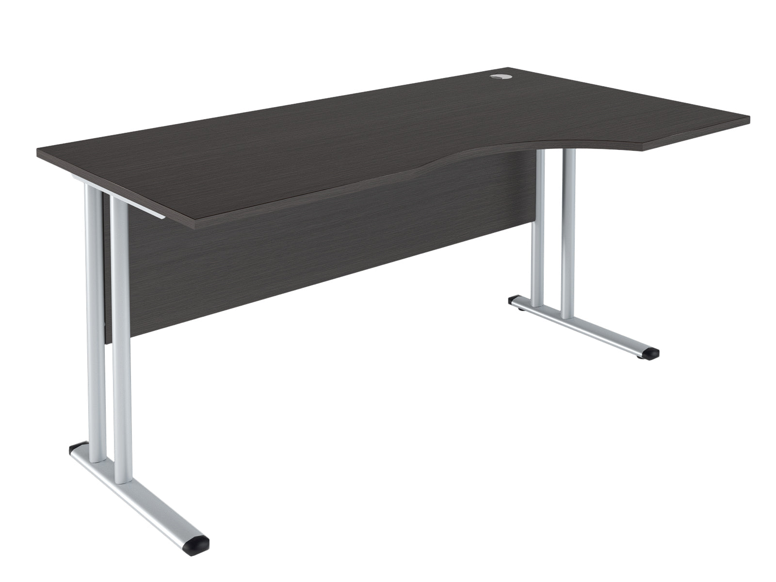 L SHAPE DESK MADE IN 25MM MFC TOP, E1 LAMINATE CHIPBOARD 40X20MM METAL FRAMES by Treejar | Souqify