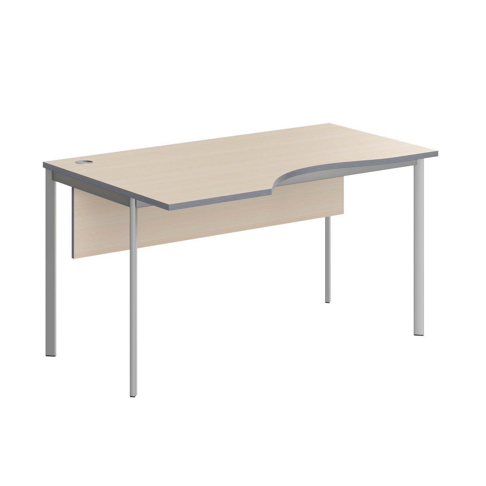 L SHAPE DESK MADE IN 25MM MFC TOP, E1 LAMINATE CHIPBOARD 40X20MM METAL FRAMES by Treejar | Souqify
