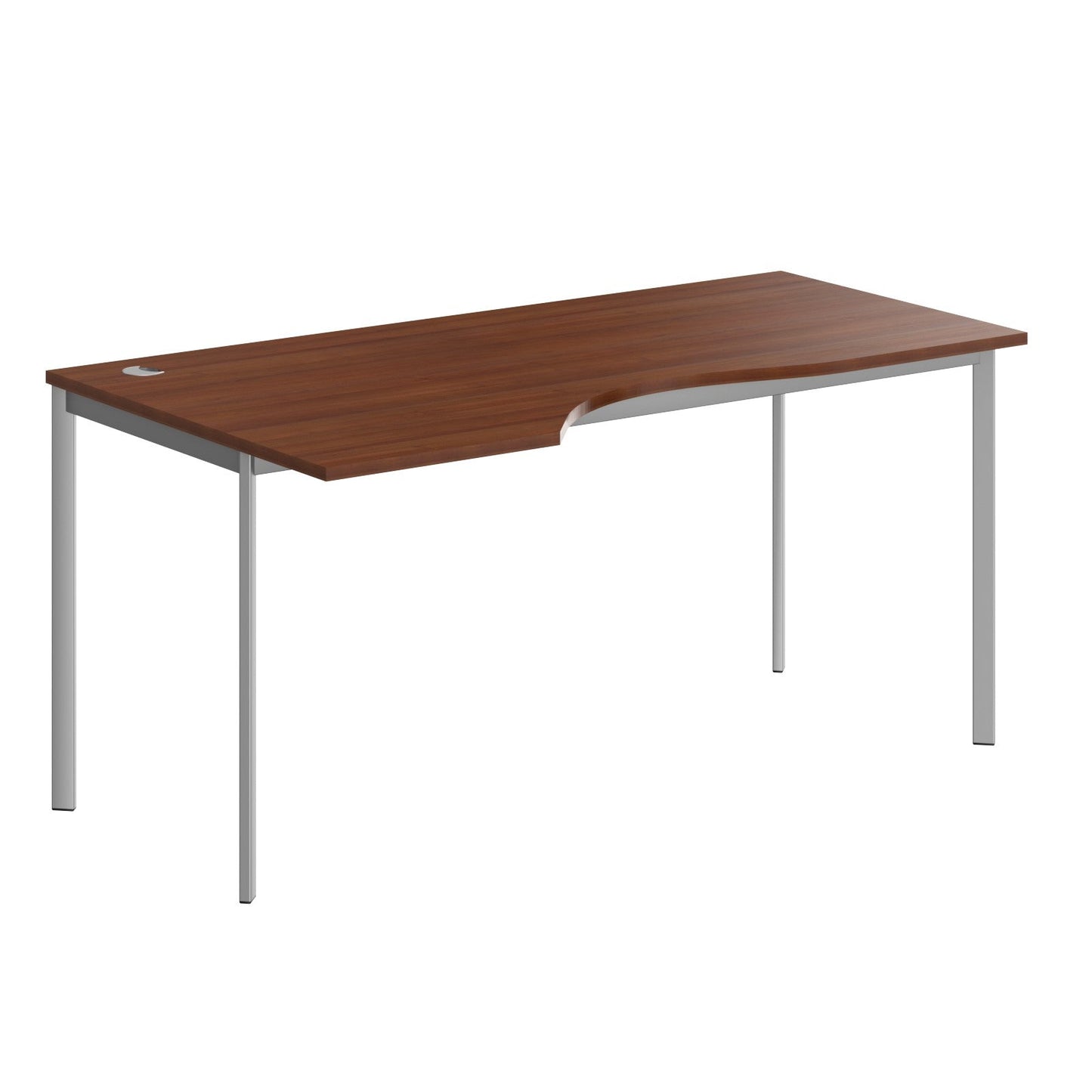 L SHAPE DESK MADE IN 25MM MFC TOP, E1 LAMINATE CHIPBOARD 40X20MM METAL FRAMES by Treejar | Souqify