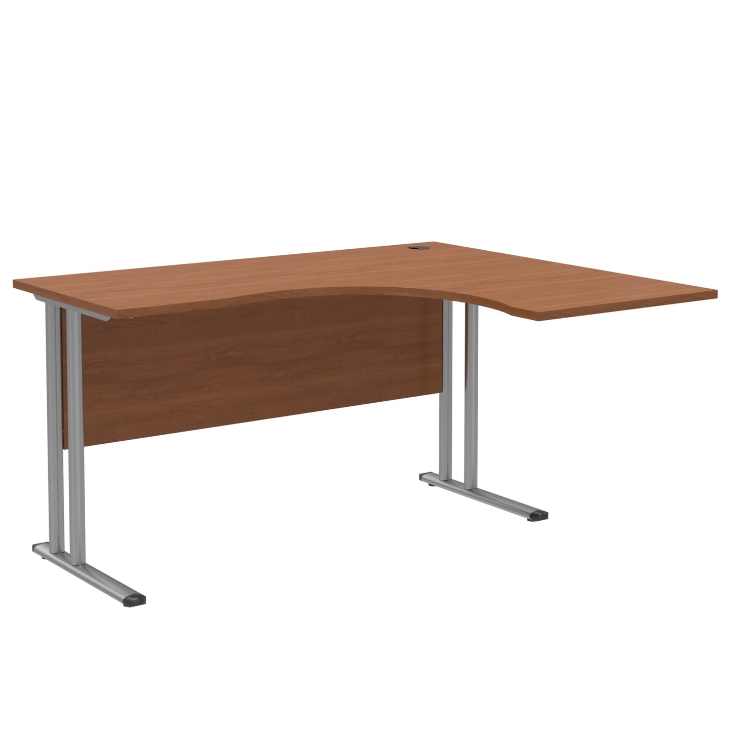 L SHAPE DESK MADE IN 25MM MFC TOP, E1 LAMINATE CHIPBOARD 40X20MM METAL FRAMES by Treejar | Souqify