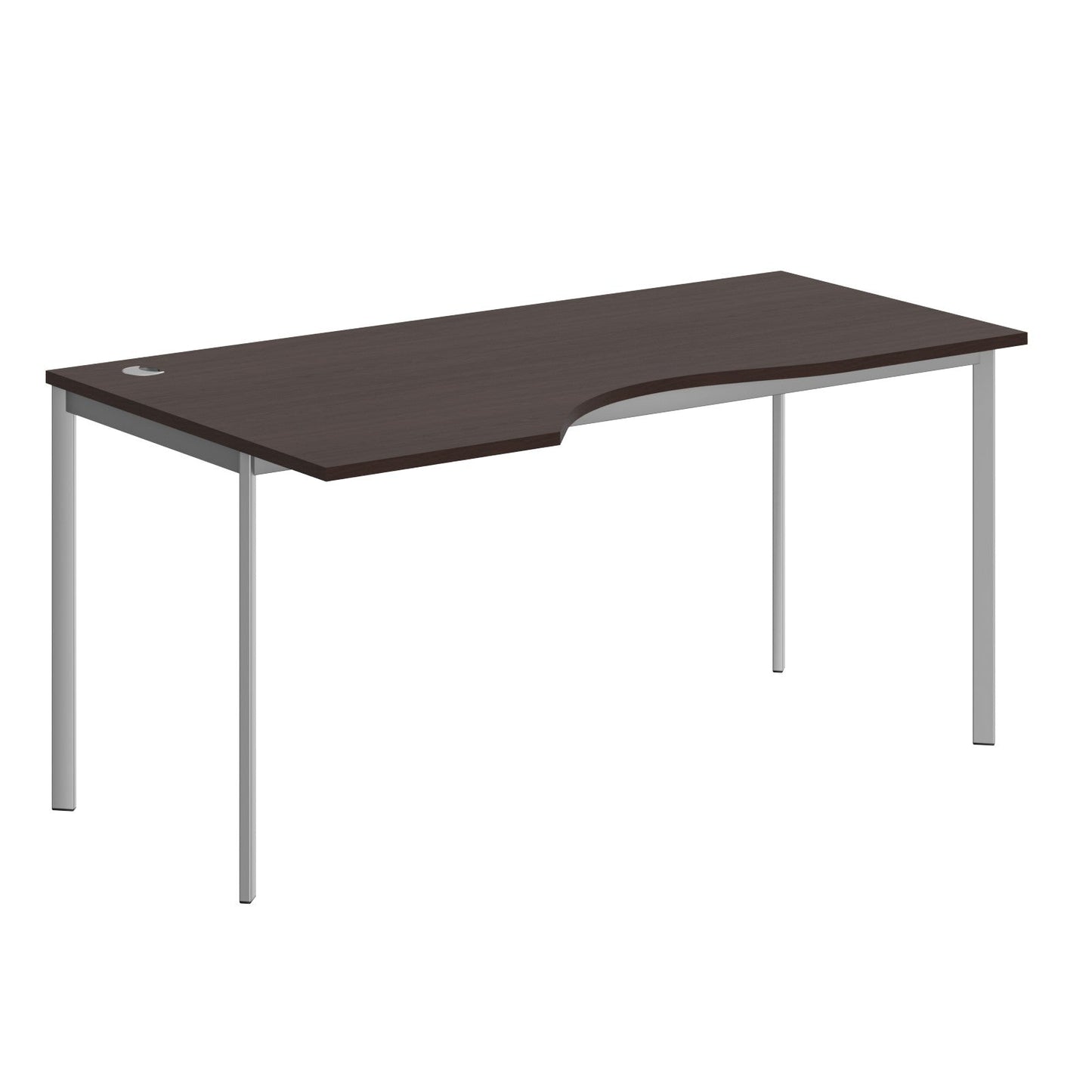 L SHAPE DESK MADE IN 25MM MFC TOP, E1 LAMINATE CHIPBOARD 40X20MM METAL FRAMES by Treejar | Souqify