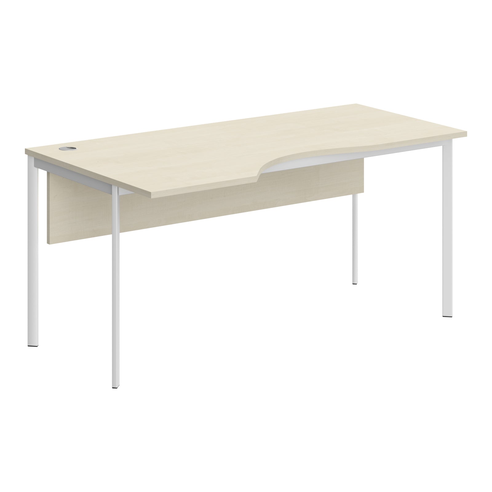 L SHAPE DESK MADE IN 25MM MFC TOP, E1 LAMINATE CHIPBOARD 40X20MM METAL FRAMES by Treejar | Souqify