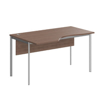 L SHAPE DESK MADE IN 25MM MFC TOP, E1 LAMINATE CHIPBOARD 40X20MM METAL FRAMES by Treejar | Souqify