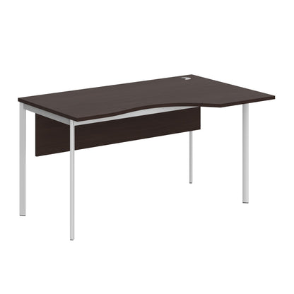 L SHAPE DESK MADE IN 25MM MFC TOP, E1 LAMINATE CHIPBOARD 40X20MM METAL FRAMES by Treejar | Souqify