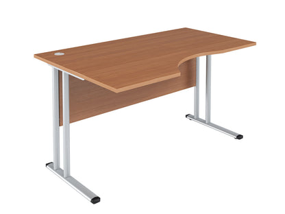 L SHAPE DESK MADE IN 25MM MFC TOP, E1 LAMINATE CHIPBOARD 40X20MM METAL FRAMES by Treejar | Souqify