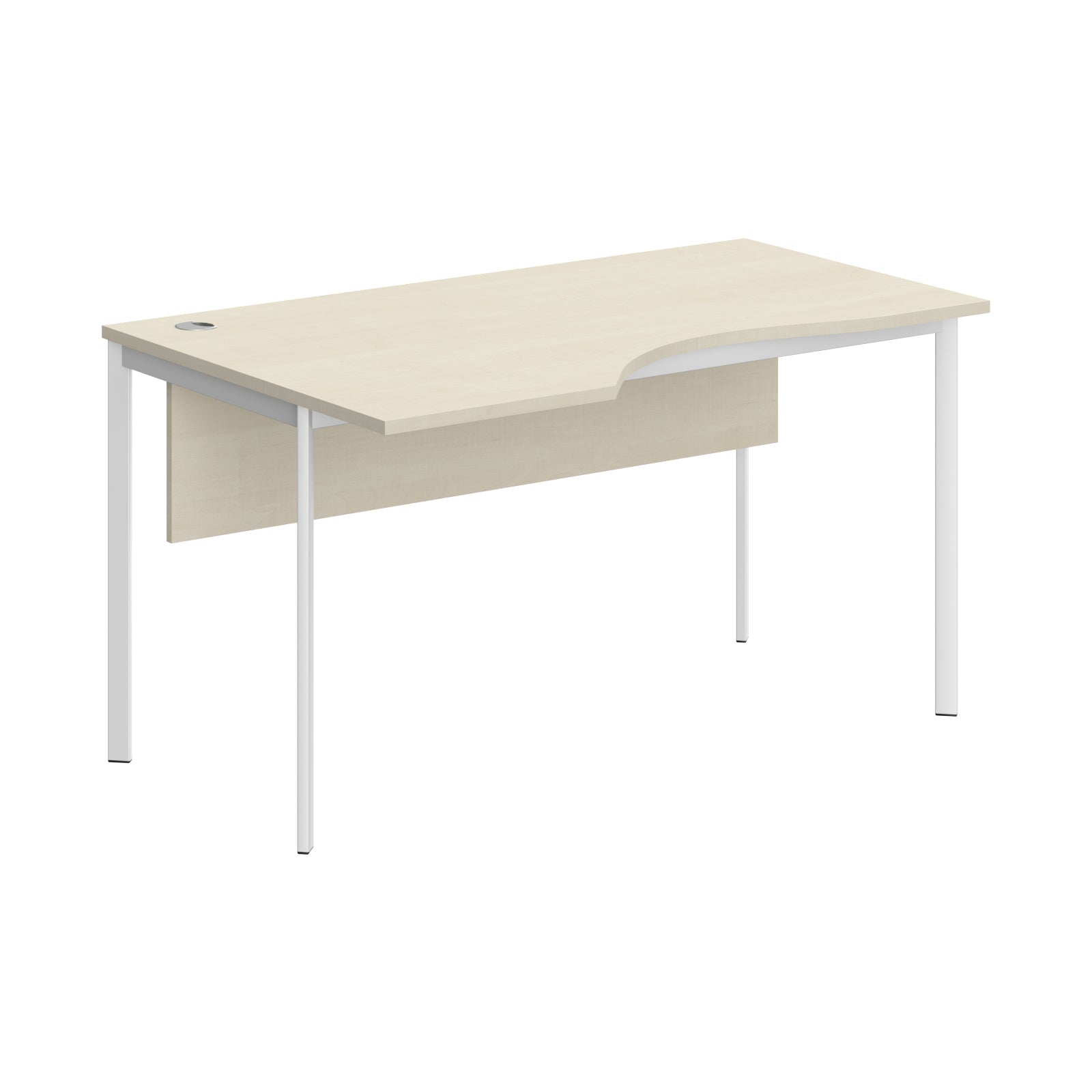 L SHAPE DESK MADE IN 25MM MFC TOP, E1 LAMINATE CHIPBOARD 40X20MM METAL FRAMES by Treejar | Souqify