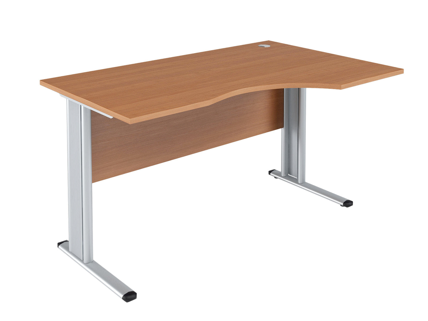 L SHAPE DESK MADE IN 25MM MFC TOP, E1 LAMINATE CHIPBOARD 40X20MM METAL FRAMES by Treejar | Souqify