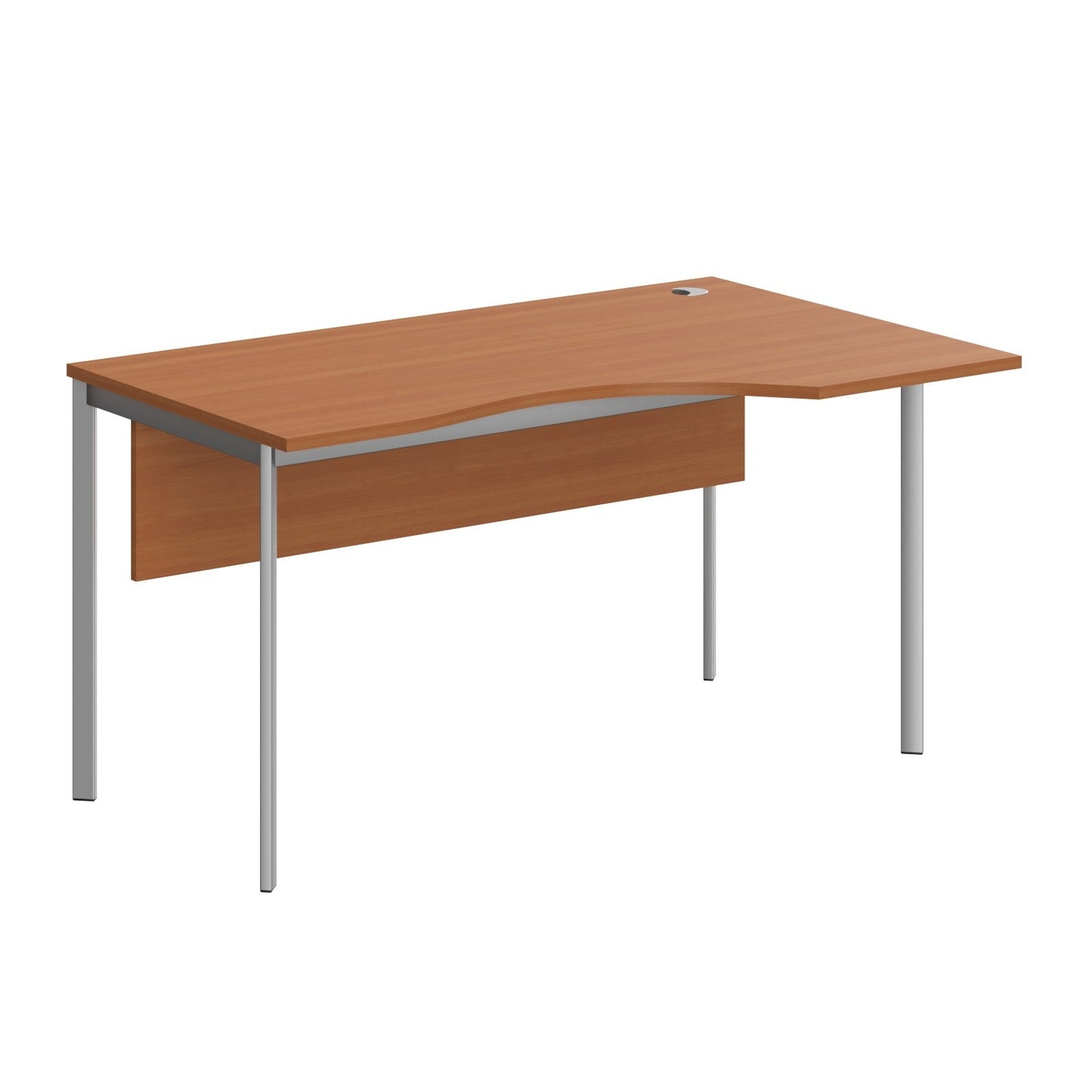 L SHAPE DESK MADE IN 25MM MFC TOP, E1 LAMINATE CHIPBOARD 40X20MM METAL FRAMES by Treejar | Souqify