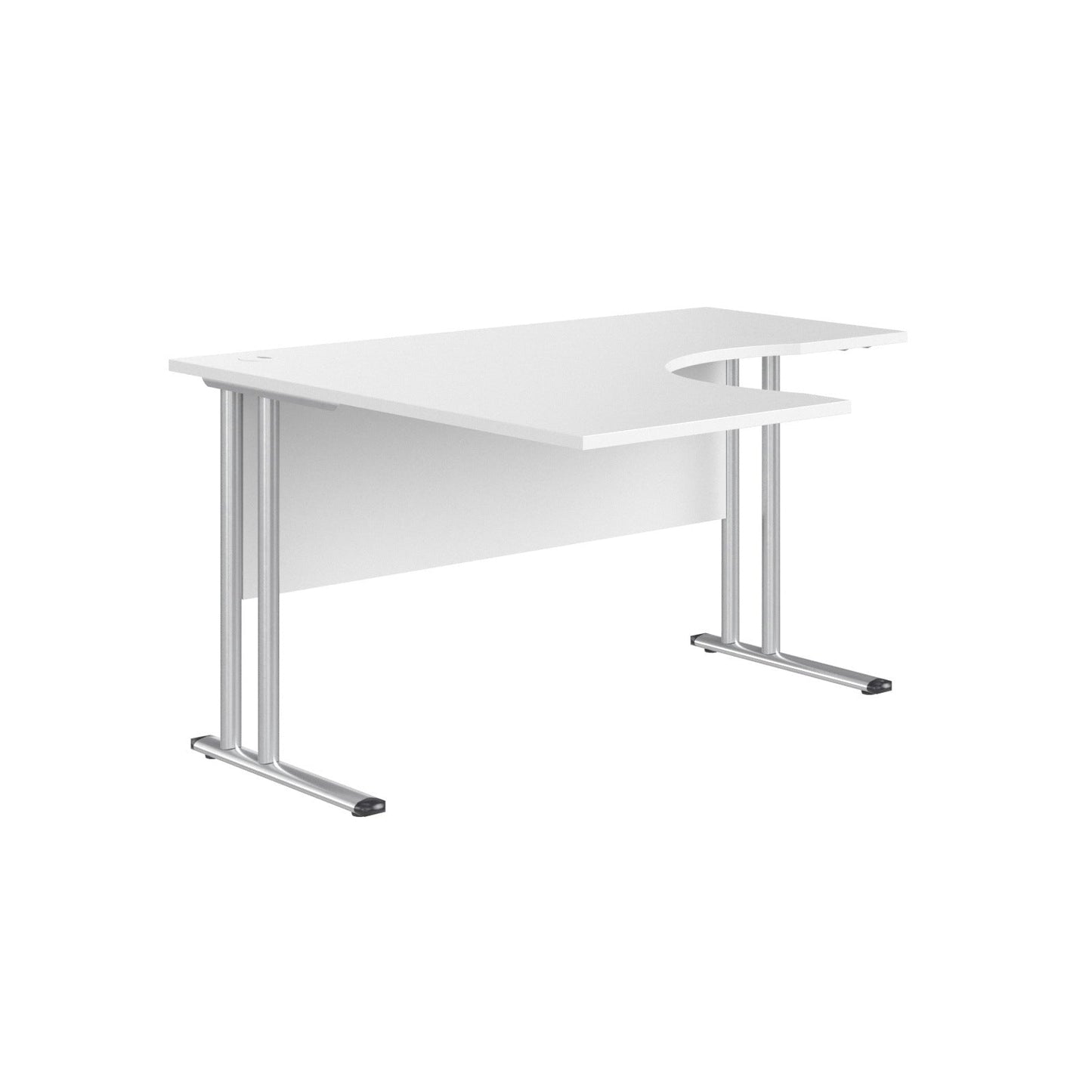 L SHAPE DESK MADE IN 25MM MFC TOP, E1 LAMINATE CHIPBOARD 40X20MM METAL FRAMES by Treejar | Souqify