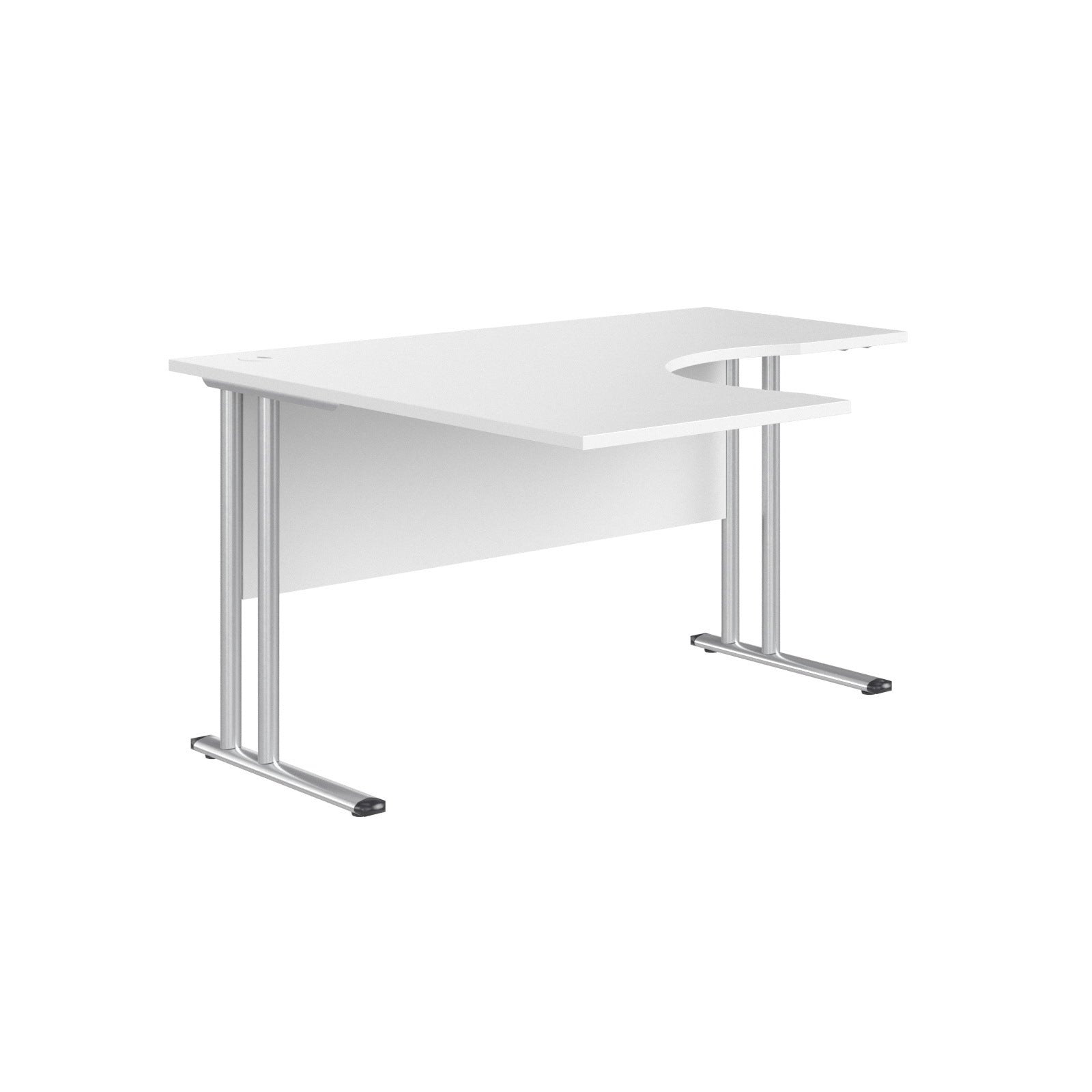 L SHAPE DESK MADE IN 25MM MFC TOP, E1 LAMINATE CHIPBOARD 40X20MM METAL FRAMES by Treejar | Souqify