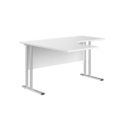 L SHAPE DESK MADE IN 25MM MFC TOP, E1 LAMINATE CHIPBOARD 40X20MM METAL FRAMES by Treejar | Souqify