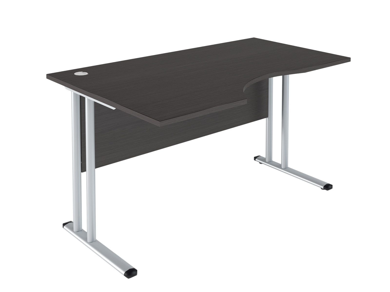 L SHAPE DESK MADE IN 25MM MFC TOP, E1 LAMINATE CHIPBOARD 40X20MM METAL FRAMES by Treejar | Souqify
