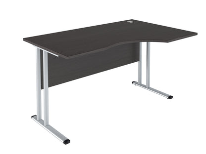 L SHAPE DESK MADE IN 25MM MFC TOP, E1 LAMINATE CHIPBOARD 40X20MM METAL FRAMES by Treejar | Souqify