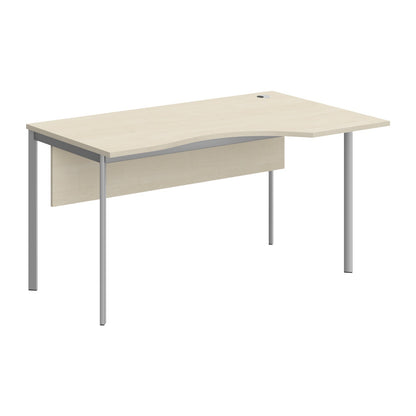 L SHAPE DESK MADE IN 25MM MFC TOP, E1 LAMINATE CHIPBOARD 40X20MM METAL FRAMES by Treejar | Souqify