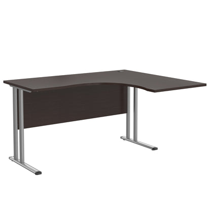 L SHAPE DESK MADE IN 25MM MFC TOP, E1 LAMINATE CHIPBOARD 40X20MM METAL FRAMES by Treejar | Souqify