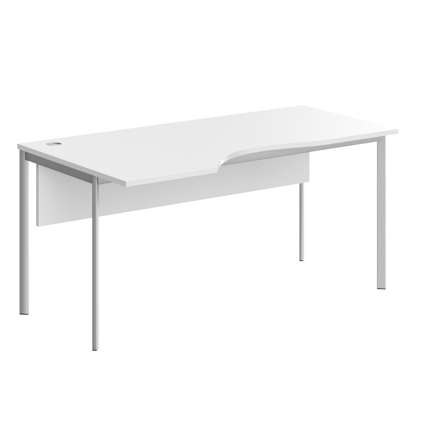 L SHAPE DESK MADE IN 25MM MFC TOP, E1 LAMINATE CHIPBOARD 40X20MM METAL FRAMES by Treejar | Souqify