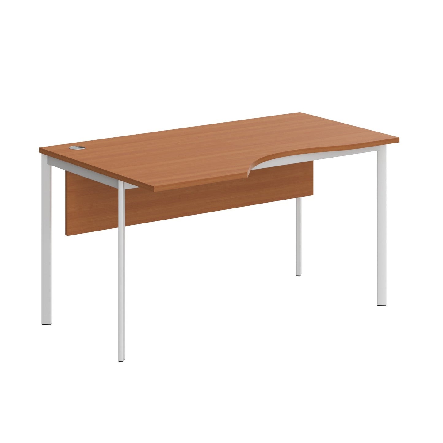 L SHAPE DESK MADE IN 25MM MFC TOP, E1 LAMINATE CHIPBOARD 40X20MM METAL FRAMES by Treejar | Souqify
