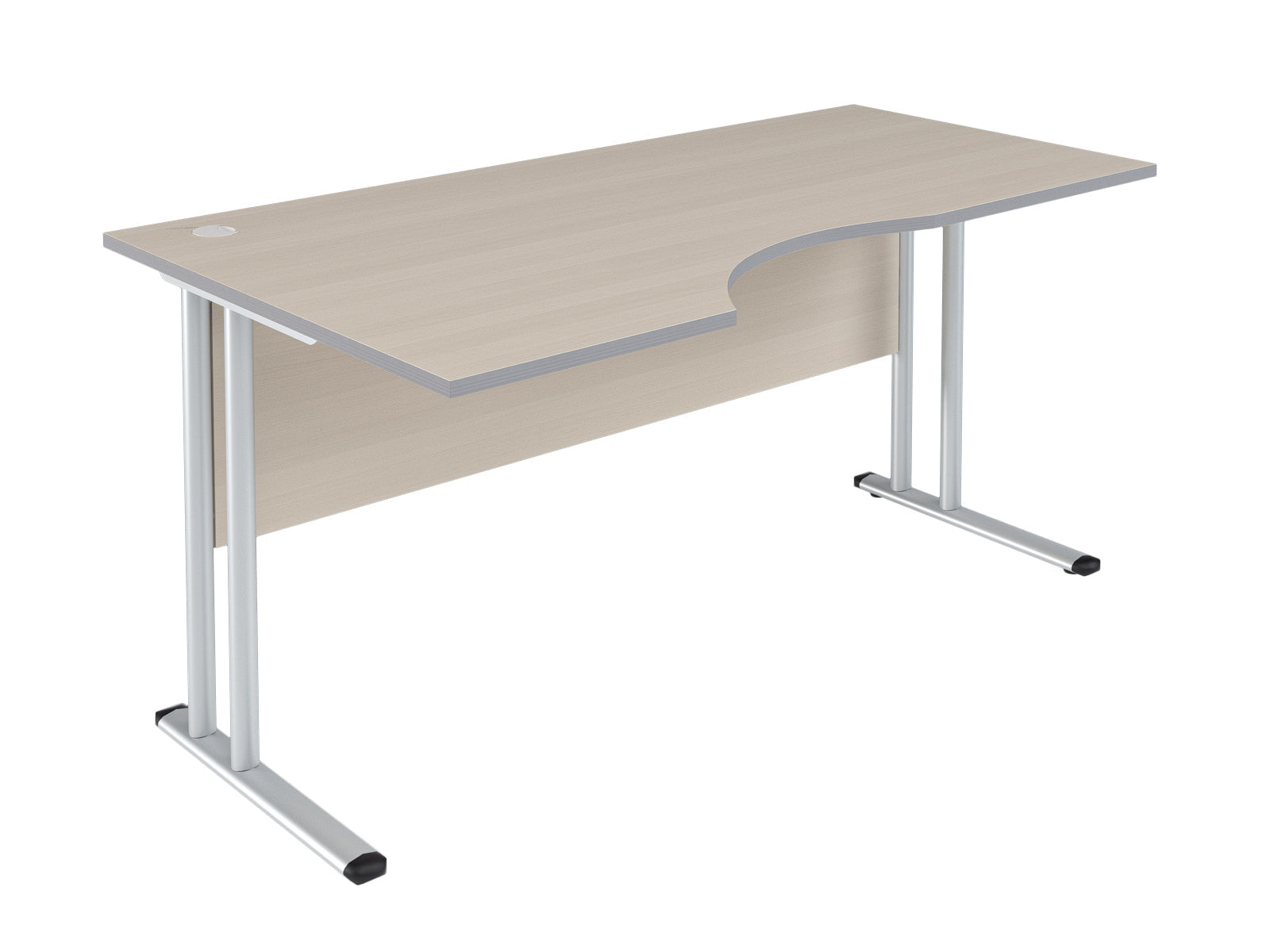 L SHAPE DESK MADE IN 25MM MFC TOP, E1 LAMINATE CHIPBOARD 40X20MM METAL FRAMES by Treejar | Souqify