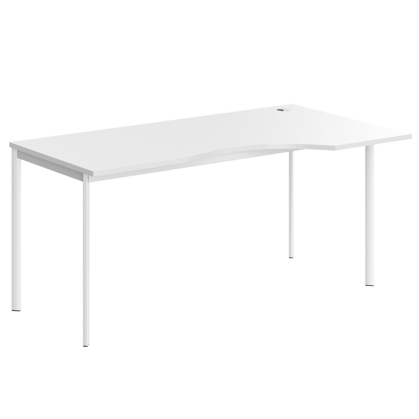 L SHAPE DESK MADE IN 25MM MFC TOP, E1 LAMINATE CHIPBOARD 40X20MM METAL FRAMES by Treejar | Souqify