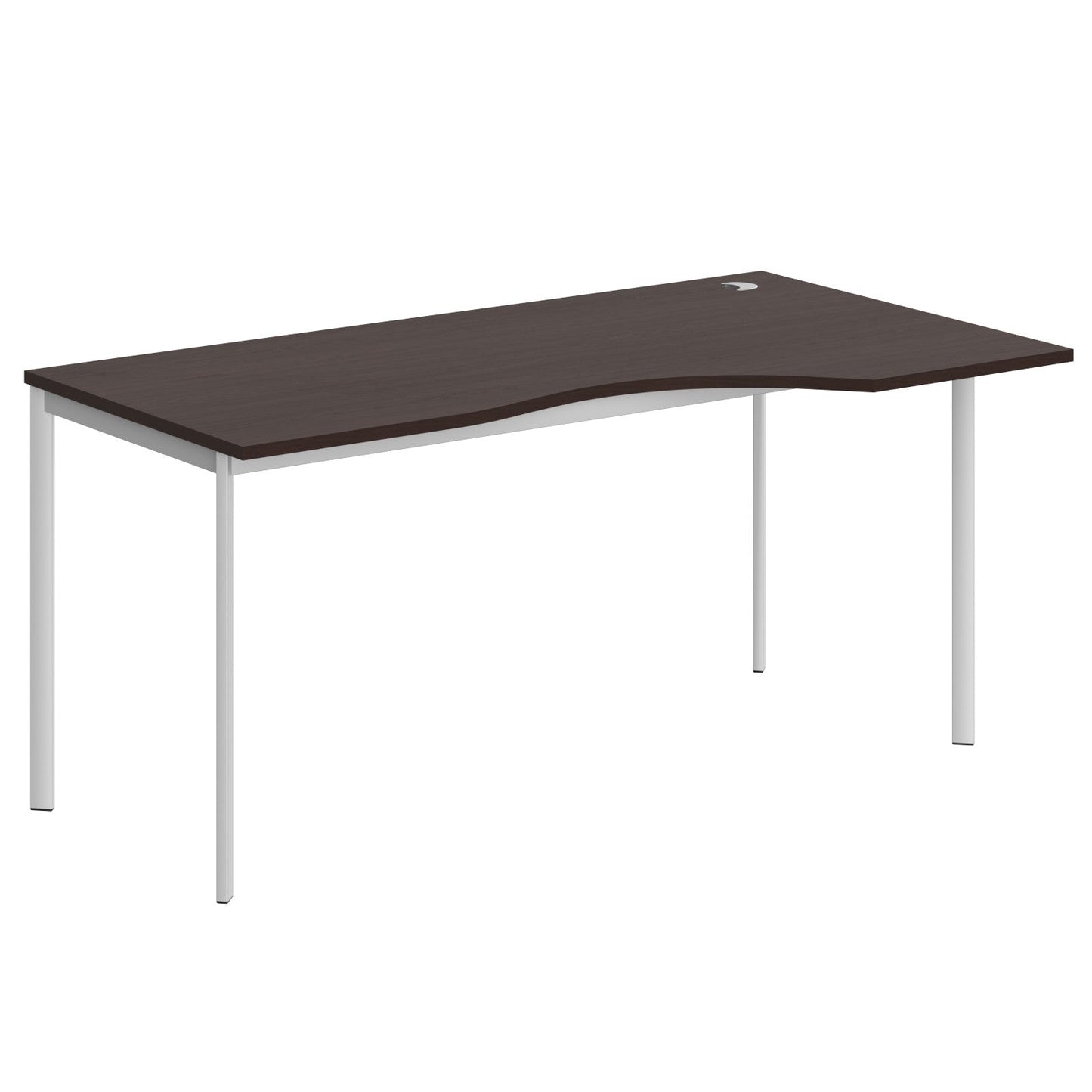 L SHAPE DESK MADE IN 25MM MFC TOP, E1 LAMINATE CHIPBOARD 40X20MM METAL FRAMES by Treejar | Souqify