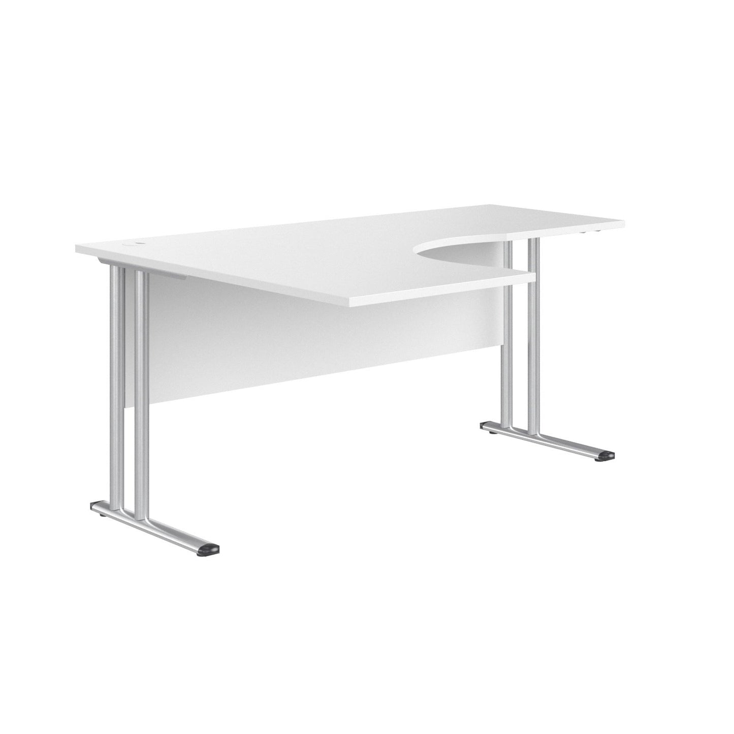 L SHAPE DESK MADE IN 25MM MFC TOP, E1 LAMINATE CHIPBOARD 40X20MM METAL FRAMES by Treejar | Souqify