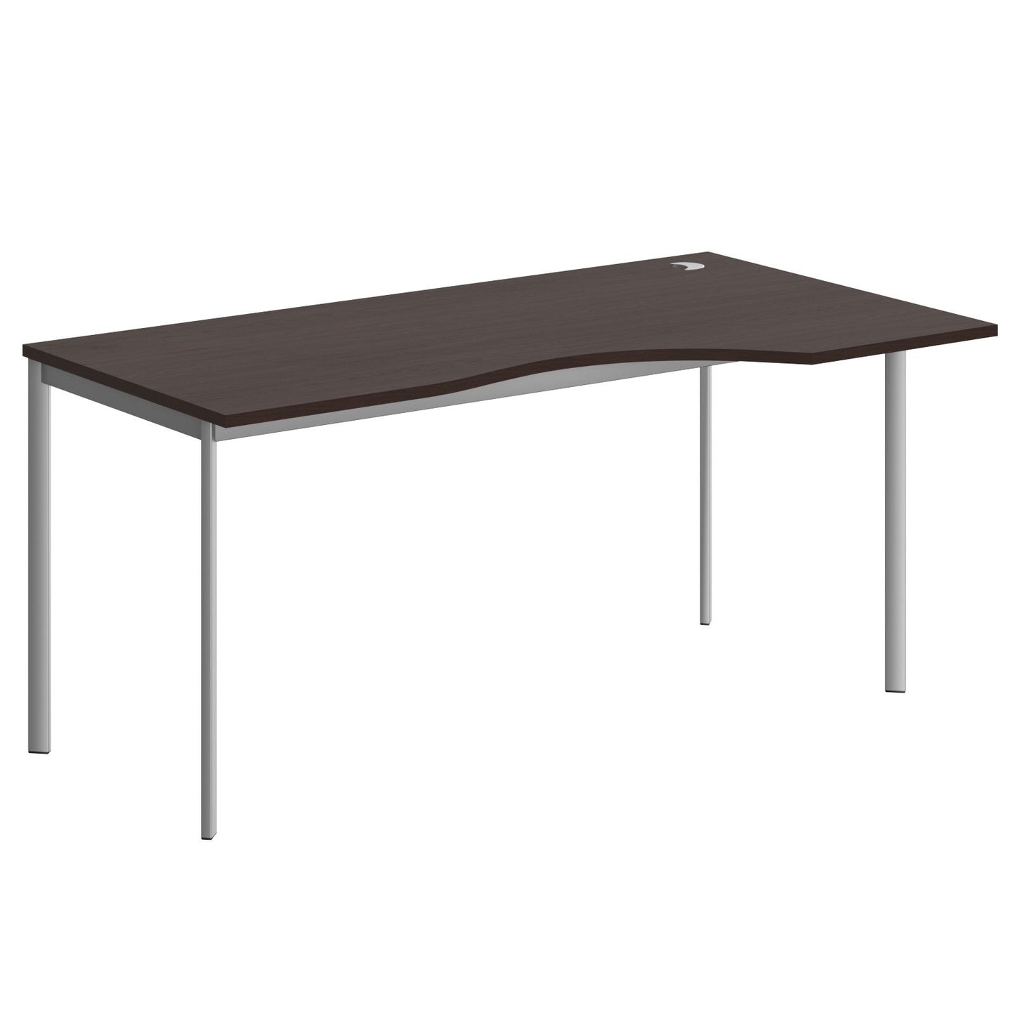 L SHAPE DESK MADE IN 25MM MFC TOP, E1 LAMINATE CHIPBOARD 40X20MM METAL FRAMES by Treejar | Souqify