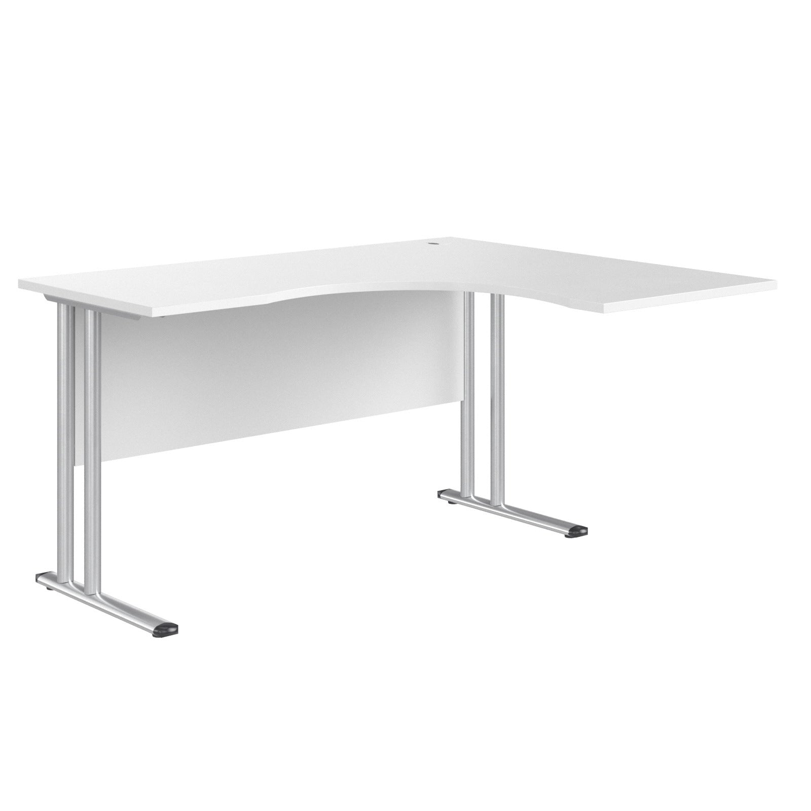 L SHAPE DESK MADE IN 25MM MFC TOP, E1 LAMINATE CHIPBOARD 40X20MM METAL FRAMES by Treejar | Souqify