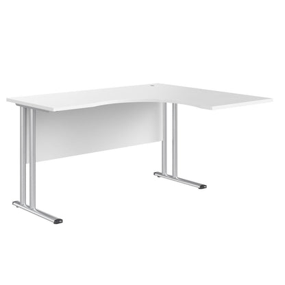 L SHAPE DESK MADE IN 25MM MFC TOP, E1 LAMINATE CHIPBOARD 40X20MM METAL FRAMES by Treejar | Souqify
