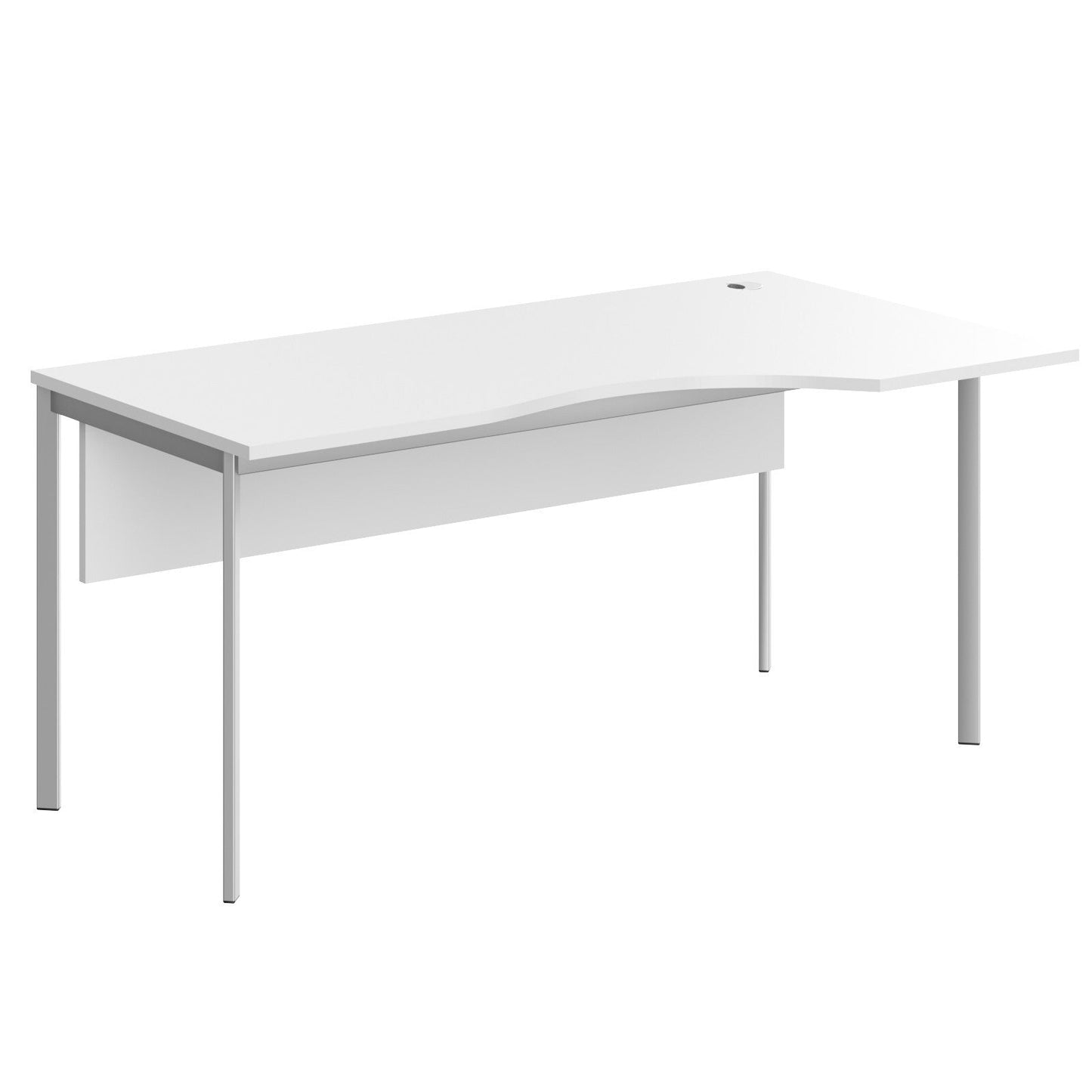 L SHAPE DESK MADE IN 25MM MFC TOP, E1 LAMINATE CHIPBOARD 40X20MM METAL FRAMES by Treejar | Souqify