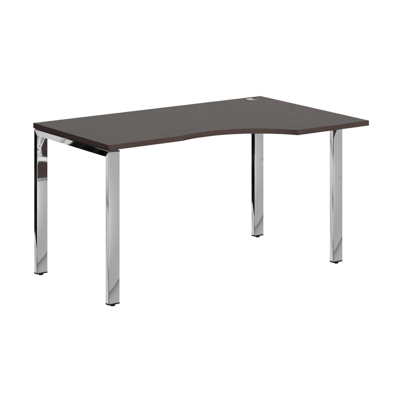 L SHAPE DESK MADE IN 25MM MFC TOP, E1 LAMINATE CHIPBOARD 40X20MM METAL GLOSSY FRAMES by Treejar | Souqify