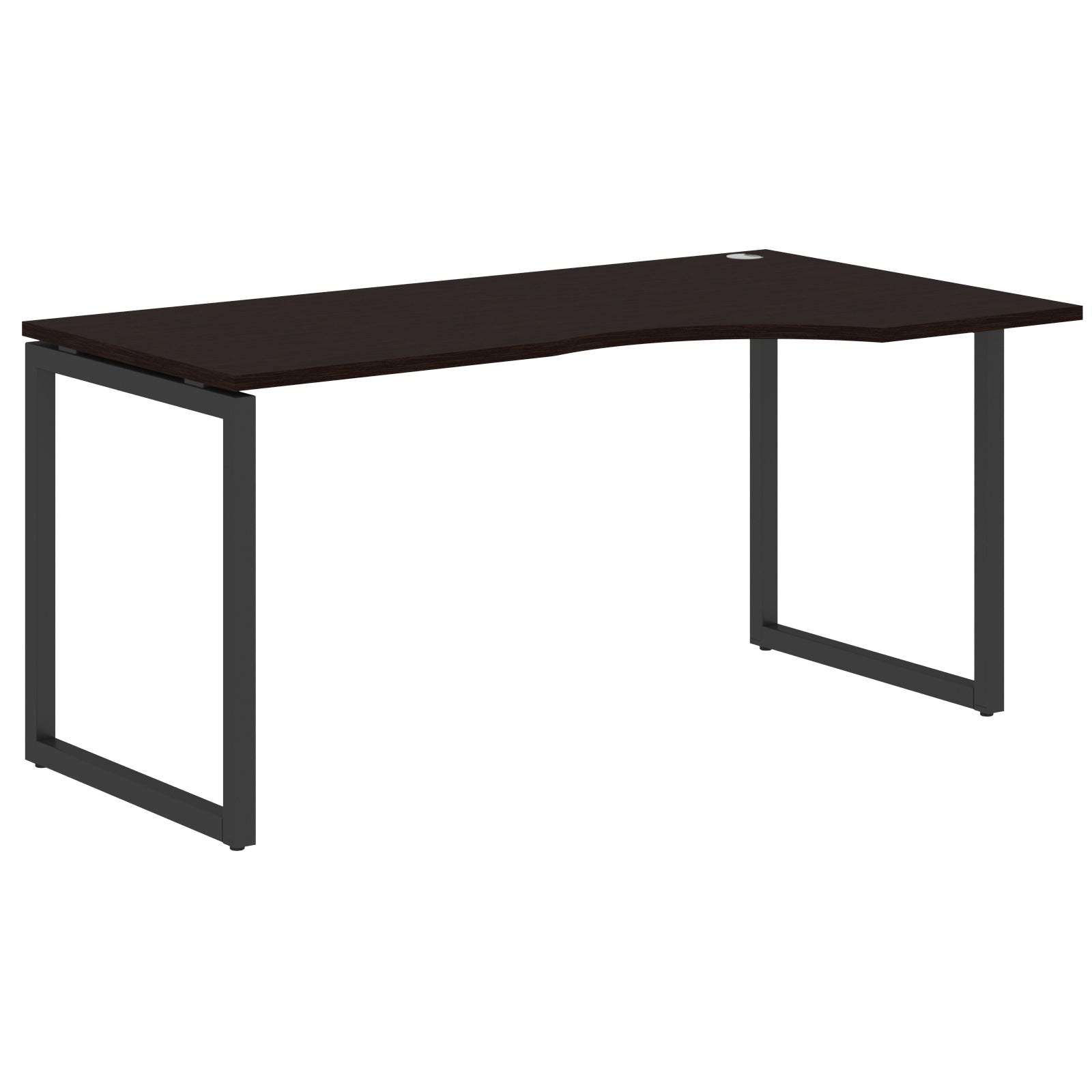 L SHAPE DESK MADE IN 25MM MFC TOP, E1 LAMINATE CHIPBOARD WITH WOODEN MODESTY PANEL 40X40MM METAL O SHAPE FRAMES by Treejar | Souqify